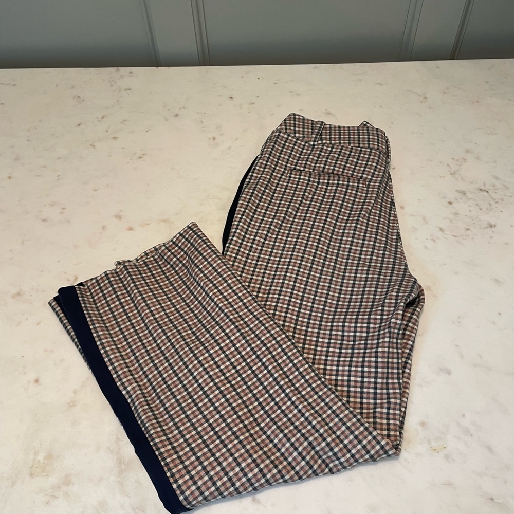 Tory Burch plaid crop pant